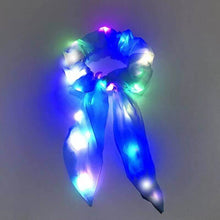 Load image into Gallery viewer, light up hair scrunchies

