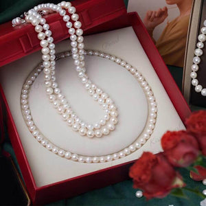 handmade pearl nacklace
