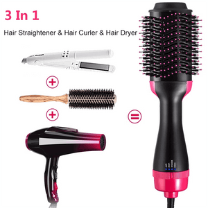 One step hair dryer and styler