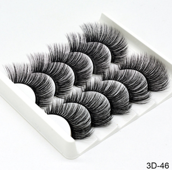 5Pairs 3D Mink Hair False Eyelashes Natural beautiful you