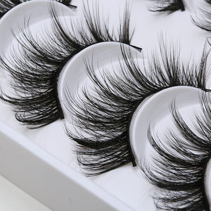 8/20 pairs 15-20mm natural 3D false eyelashes fake lashes