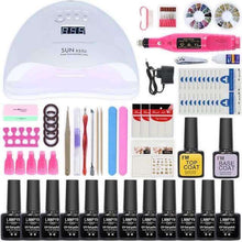 Load image into Gallery viewer, 87 Pcs Professional Tiktok Gel Nail Kit Set With Uv Light In Cheap Price
