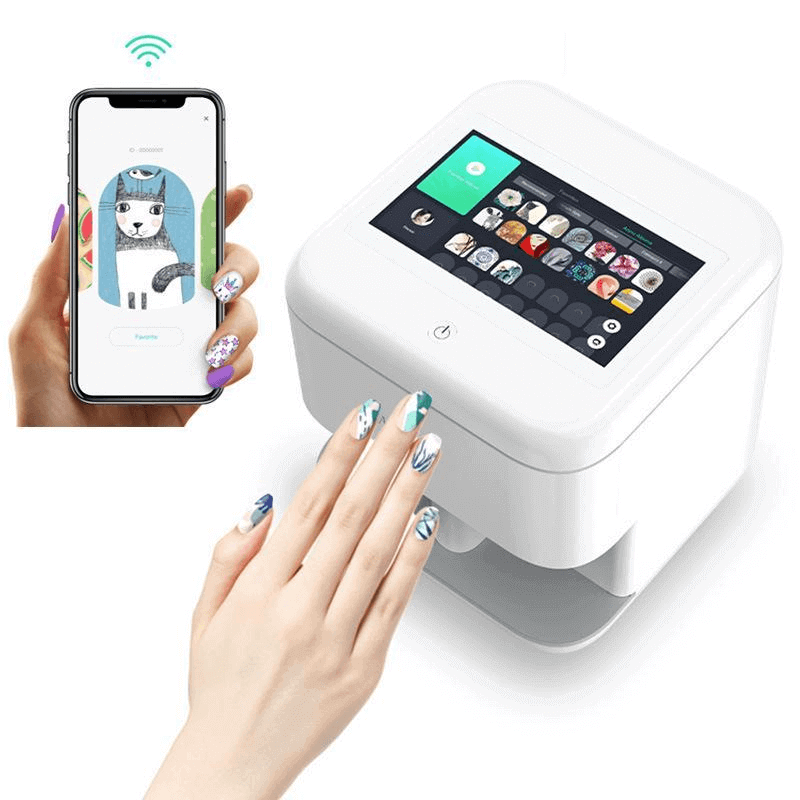 DIY nail fashion intelligent smart digital 3D nail art printer