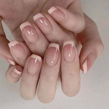 Load image into Gallery viewer, pink short acrylic nails
