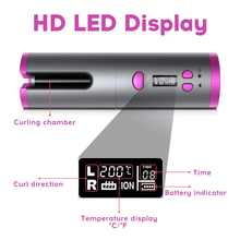 Load image into Gallery viewer, Portable Battery Operated Curling Iron For Adult And Child
